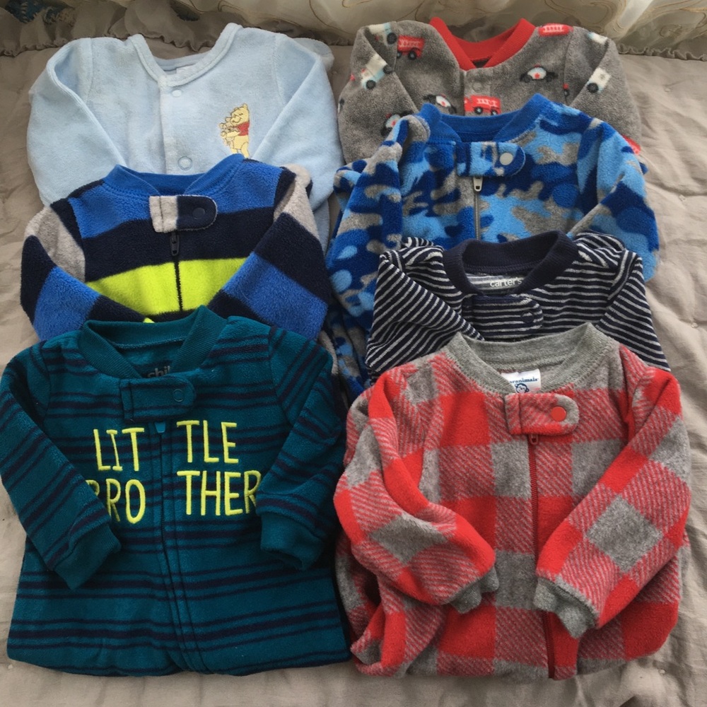 Newborn boy sleepers 🤍